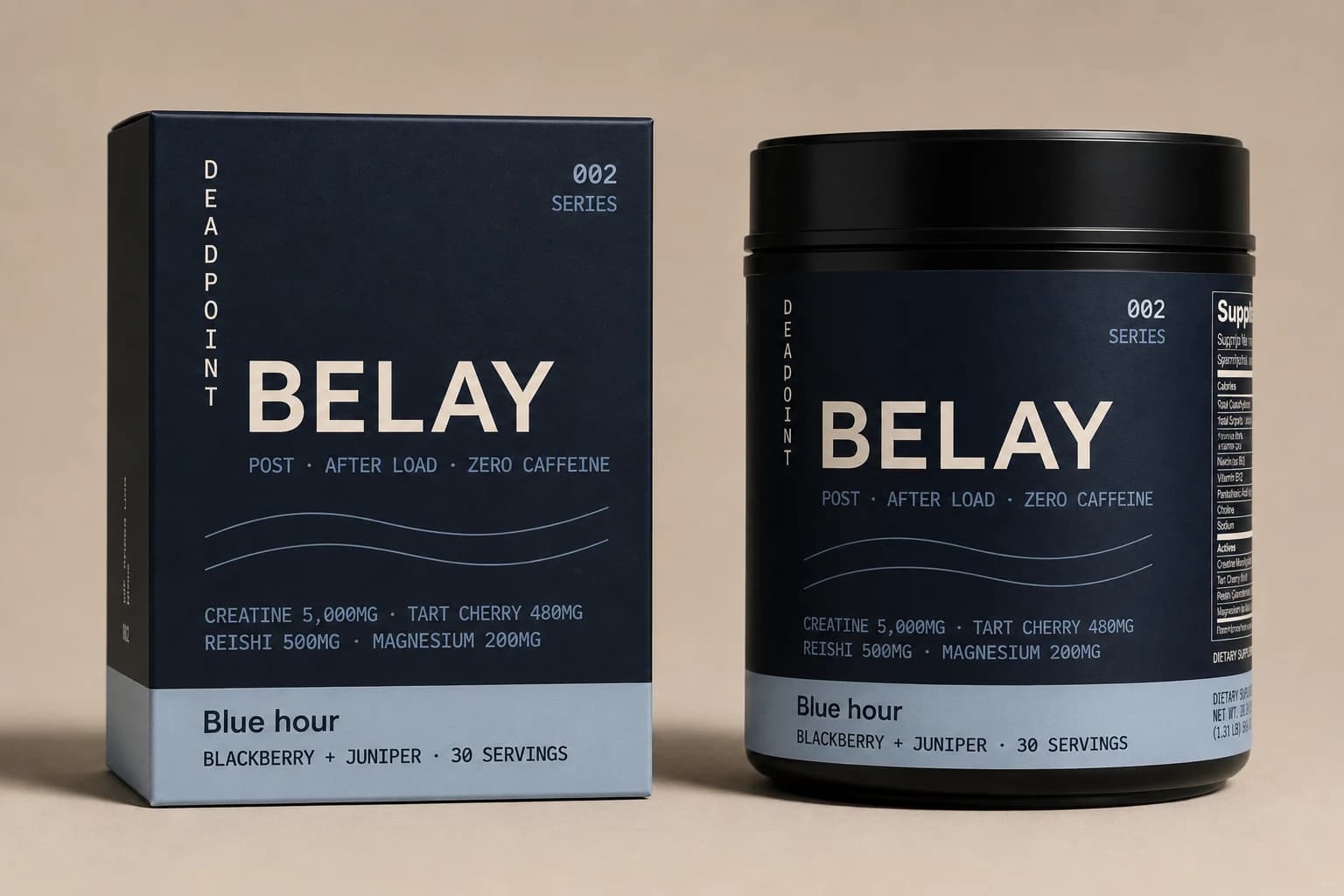 BELAY tub and box — series 002 Blue hour