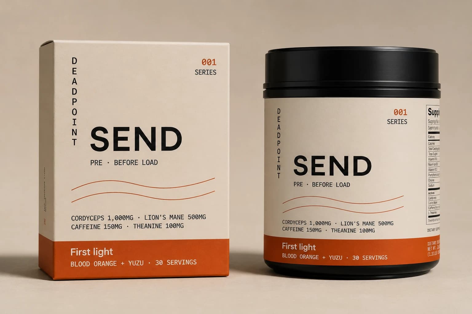 SEND tub and box — series 001 First light